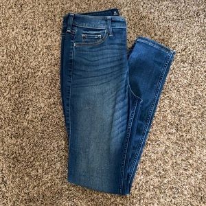 High rise super skinny jeans